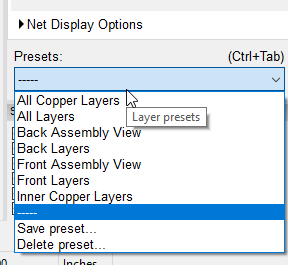 Clip of the layer presets