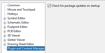 pcm update setting